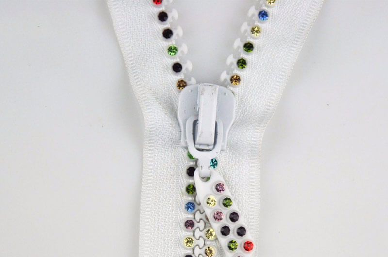 Diamond zipper